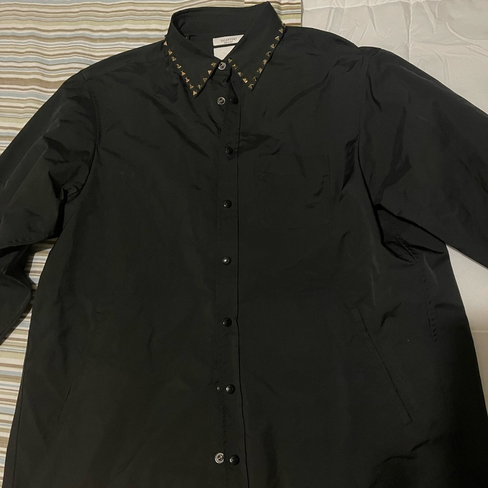 Valentino Rockstud Untitled 5 Nylon Shirt